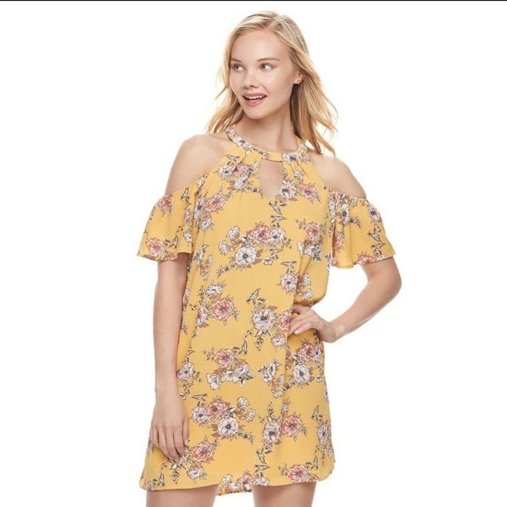 Lily Rose cold shoulder dress